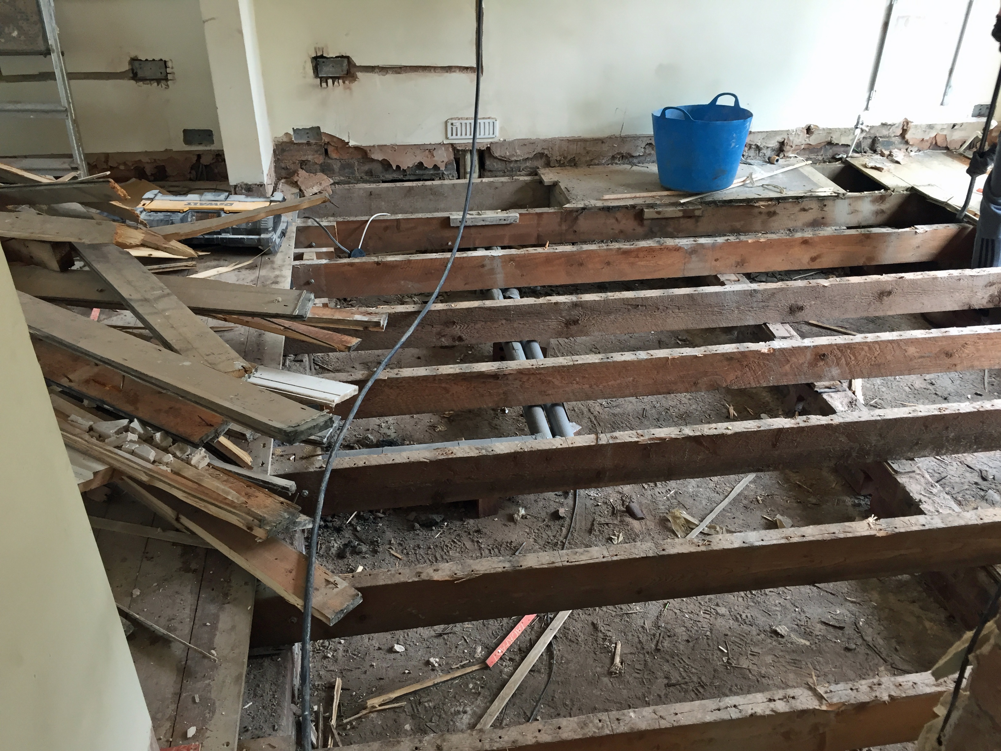 Home renovation blog Demolition begins